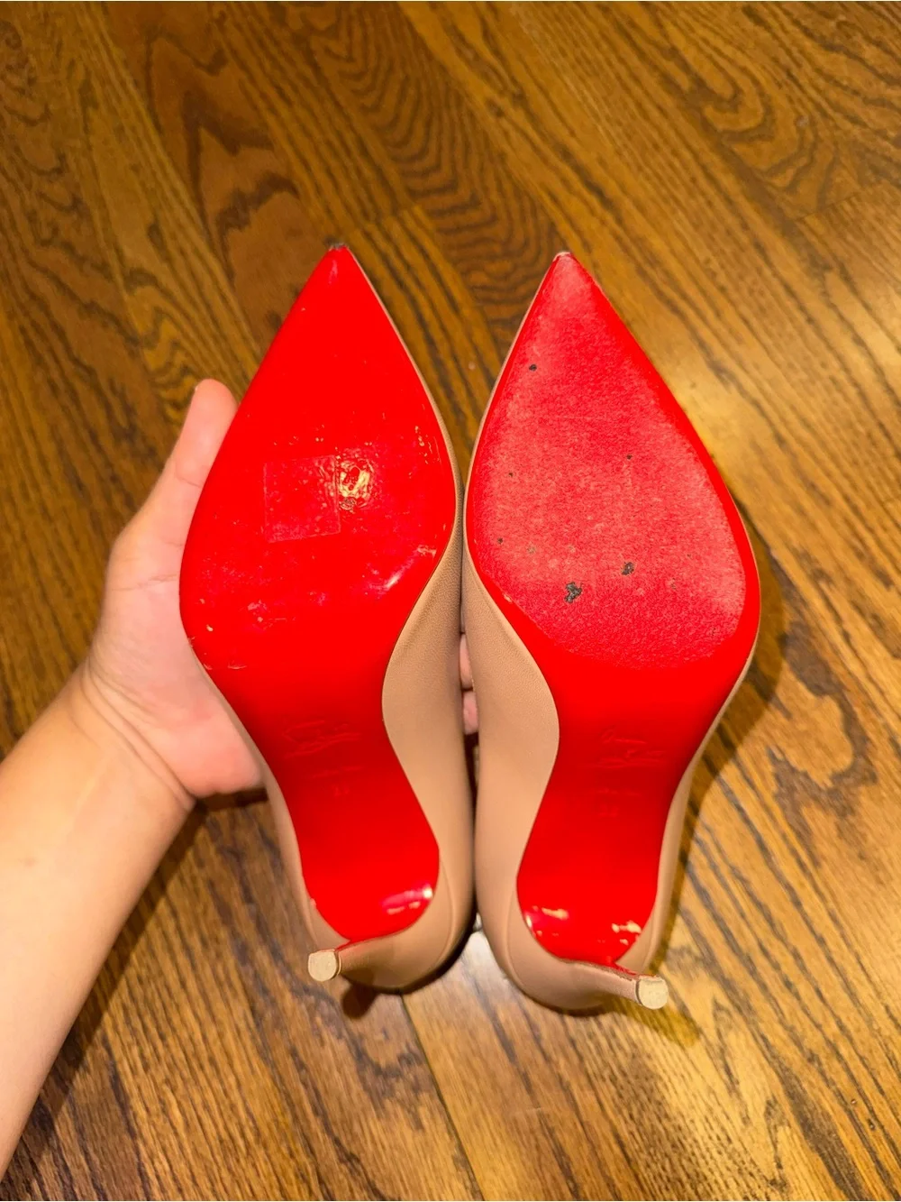 Size 38 Christian Louboutin Kate 100 pumps nappa
